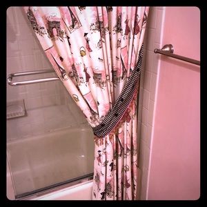 Shower Curtain with accessories